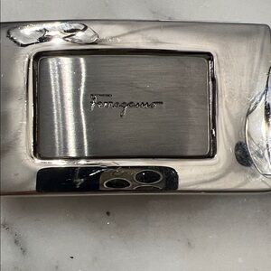 Salvatore Ferragamo Silver Belt Buckle